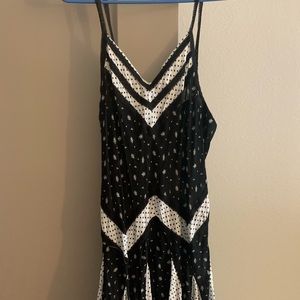 Free People black/ white dress